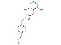 5-{[3-(2,6-dimethylphenoxy)-1-azetidinyl]methyl}-2-(methoxymethyl)pyrimidine