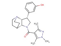 3-{(3R*,3aR*,7aR*)-1-[(1,3,5-trimethyl-1H-pyrazol-4-yl)carbonyl]octahydro-4,7-ethanopyrrolo[3,2-b]pyridin-3-yl}phenol
