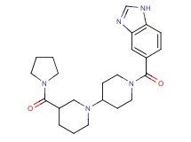 1'-(1H-benzimidazol-5-ylcarbonyl)-3-(pyrrolidin-1-ylcarbonyl)-1,4'-bipiperidine