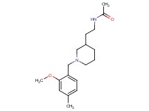 N-{2-[1-(2-methoxy-4-methylbenzyl)piperidin-3-yl]ethyl}acetamide