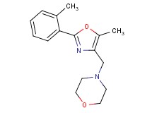 4-{[5-methyl-2-(2-methylphenyl)-1,3-oxazol-4-yl]methyl}morpholine