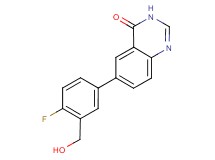 6-[4-fluoro-3-(hydroxymethyl)phenyl]quinazolin-4(3H)-one