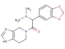 1-(1,3-benzodioxol-5-yl)-N,N-dimethyl-2-oxo-2-(1,4,6,7-tetrahydro-5H-imidazo[4,5-c]pyridin-5-yl)ethanamine