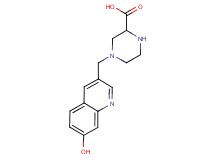 4-[(7-hydroxyquinolin-3-yl)methyl]piperazine-2-carboxylic acid