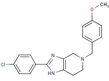 2-(4-chlorophenyl)-5-(4-methoxybenzyl)-4,5,6,7-tetrahydro-1H-imidazo[4,5-c]pyridine