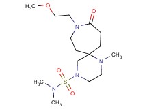 9-(2-methoxyethyl)-N,N,1-trimethyl-10-oxo-1,4,9-triazaspiro[5.6]dodecane-4-sulfonamide