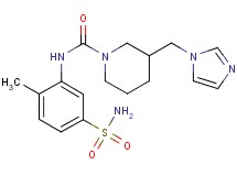N-[5-(aminosulfonyl)-2-methylphenyl]-3-(1H-imidazol-1-ylmethyl)piperidine-1-carboxamide