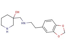 3-({[2-(1,3-benzodioxol-5-yl)ethyl]amino}methyl)-3-piperidinol dihydrochloride