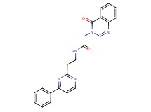 2-(4-oxo-3(4H)-quinazolinyl)-N-[2-(4-phenyl-2-pyrimidinyl)ethyl]acetamide