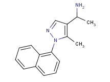 {1-[5-methyl-1-(1-naphthyl)-1H-pyrazol-4-yl]ethyl}amine hydrochloride