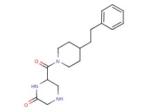 6-{[4-(2-phenylethyl)-1-piperidinyl]carbonyl}-2-piperazinone