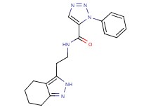 1-phenyl-N-[2-(4,5,6,7-tetrahydro-2H-indazol-3-yl)ethyl]-1H-1,2,3-triazole-5-carboxamide