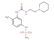 N-[4-methyl-3-({[(2-piperidin-1-ylethyl)amino]carbonyl}amino)phenyl]methanesulfonamide