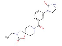 3-ethyl-8-[3-(2-oxoimidazolidin-1-yl)benzoyl]-1-oxa-3,8-diazaspiro[4.5]decan-2-one