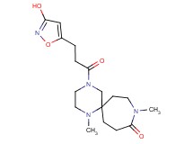 4-[3-(3-hydroxy-5-isoxazolyl)propanoyl]-1,9-dimethyl-1,4,9-triazaspiro[5.6]dodecan-10-one