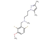 (2,6-difluoro-3-methoxybenzyl)[3-(3,5-dimethyl-1H-pyrazol-1-yl)propyl]methylamine