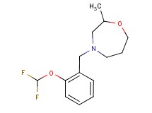 4-[2-(difluoromethoxy)benzyl]-2-methyl-1,4-oxazepane