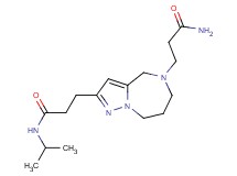 3-[5-(3-amino-3-oxopropyl)-5,6,7,8-tetrahydro-4H-pyrazolo[1,5-a][1,4]diazepin-2-yl]-N-isopropylpropanamide