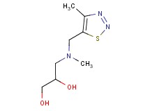 3-{methyl[(4-methyl-1,2,3-thiadiazol-5-yl)methyl]amino}propane-1,2-diol