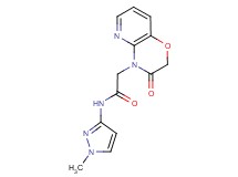 N-(1-methyl-1H-pyrazol-3-yl)-2-(3-oxo-2,3-dihydro-4H-pyrido[3,2-b][1,4]oxazin-4-yl)acetamide