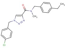 1-(4-chlorobenzyl)-N-(4-ethylbenzyl)-N-methyl-1H-1,2,3-triazole-4-carboxamide