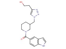 2-(1-{[1-(1H-indol-5-ylcarbonyl)piperidin-3-yl]methyl}-1H-1,2,3-triazol-4-yl)ethanol