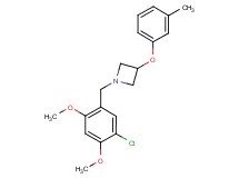 1-(5-chloro-2,4-dimethoxybenzyl)-3-(3-methylphenoxy)azetidine