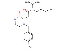 N-butyl-N-isopropyl-2-[1-(4-methylbenzyl)-3-oxo-2-piperazinyl]acetamide