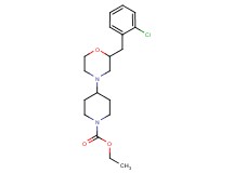 ethyl 4-[2-(2-chlorobenzyl)-4-morpholinyl]-1-piperidinecarboxylate
