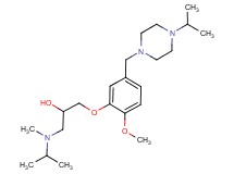 1-[isopropyl(methyl)amino]-3-{5-[(4-isopropylpiperazin-1-yl)methyl]-2-methoxyphenoxy}propan-2-ol