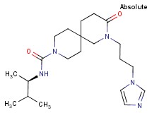 N-[(1R)-1,2-dimethylpropyl]-2-[3-(1H-imidazol-1-yl)propyl]-3-oxo-2,9-diazaspiro[5.5]undecane-9-carboxamide