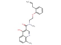 N-[2-(2-allylphenoxy)ethyl]-4-hydroxy-N,8-dimethyl-3-quinolinecarboxamide