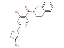 5-(3,4-dihydroisoquinolin-2(1H)-ylcarbonyl)-2-(2-methyl-1,3-thiazol-4-yl)pyrimidin-4-ol