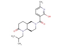 rel-(4aS,8aR)-6-[(2-hydroxy-6-methyl-3-pyridinyl)carbonyl]-1-isobutyloctahydro-1,6-naphthyridin-2(1H)-one