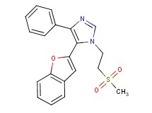 5-(1-benzofuran-2-yl)-1-[2-(methylsulfonyl)ethyl]-4-phenyl-1H-imidazole