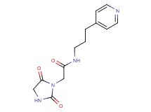 2-(2,5-dioxoimidazolidin-1-yl)-N-(3-pyridin-4-ylpropyl)acetamide