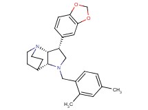 (3R*,3aR*,7aR*)-3-(1,3-benzodioxol-5-yl)-1-(2,4-dimethylbenzyl)octahydro-4,7-ethanopyrrolo[3,2-b]pyridine