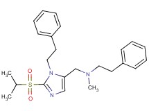 N-{[2-(isopropylsulfonyl)-1-(2-phenylethyl)-1H-imidazol-5-yl]methyl}-N-methyl-2-phenylethanamine