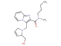 N-butyl-3-{[2-(hydroxymethyl)-2,5-dihydro-1H-pyrrol-1-yl]methyl}-N-methylimidazo[1,2-a]pyridine-2-carboxamide