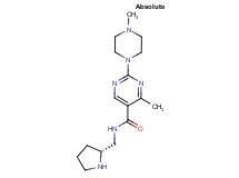 4-methyl-2-(4-methyl-1-piperazinyl)-N-[(2R)-2-pyrrolidinylmethyl]-5-pyrimidinecarboxamide dihydrochloride