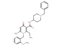 N-(1-benzyl-4-piperidinyl)-2-ethyl-1-(2-methoxybenzyl)-6-methyl-4-oxo-1,4-dihydro-3-pyridinecarboxamide
