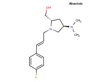 {(2S,4R)-4-(dimethylamino)-1-[(2E)-3-(4-fluorophenyl)prop-2-en-1-yl]pyrrolidin-2-yl}methanol
