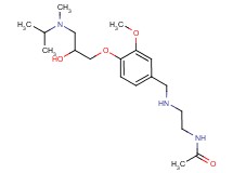N-{2-[(4-{2-hydroxy-3-[isopropyl(methyl)amino]propoxy}-3-methoxybenzyl)amino]ethyl}acetamide
