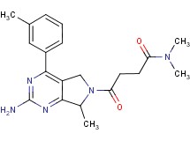 4-[2-amino-7-methyl-4-(3-methylphenyl)-5,7-dihydro-6H-pyrrolo[3,4-d]pyrimidin-6-yl]-N,N-dimethyl-4-oxobutanamide