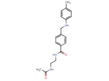 N-[2-(acetylamino)ethyl]-4-{[(4-methylphenyl)amino]methyl}benzamide