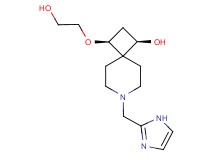(1R*,3S*)-3-(2-hydroxyethoxy)-7-(1H-imidazol-2-ylmethyl)-7-azaspiro[3.5]nonan-1-ol