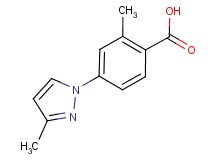 2-methyl-4-(3-methyl-1H-pyrazol-1-yl)benzoic acid