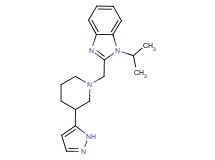 1-isopropyl-2-{[3-(1H-pyrazol-5-yl)piperidin-1-yl]methyl}-1H-benzimidazole