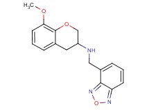 (2,1,3-benzoxadiazol-4-ylmethyl)(8-methoxy-3,4-dihydro-2H-chromen-3-yl)amine
