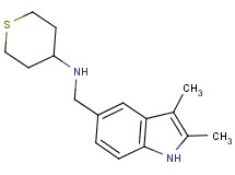 N-[(2,3-dimethyl-1H-indol-5-yl)methyl]tetrahydro-2H-thiopyran-4-amine